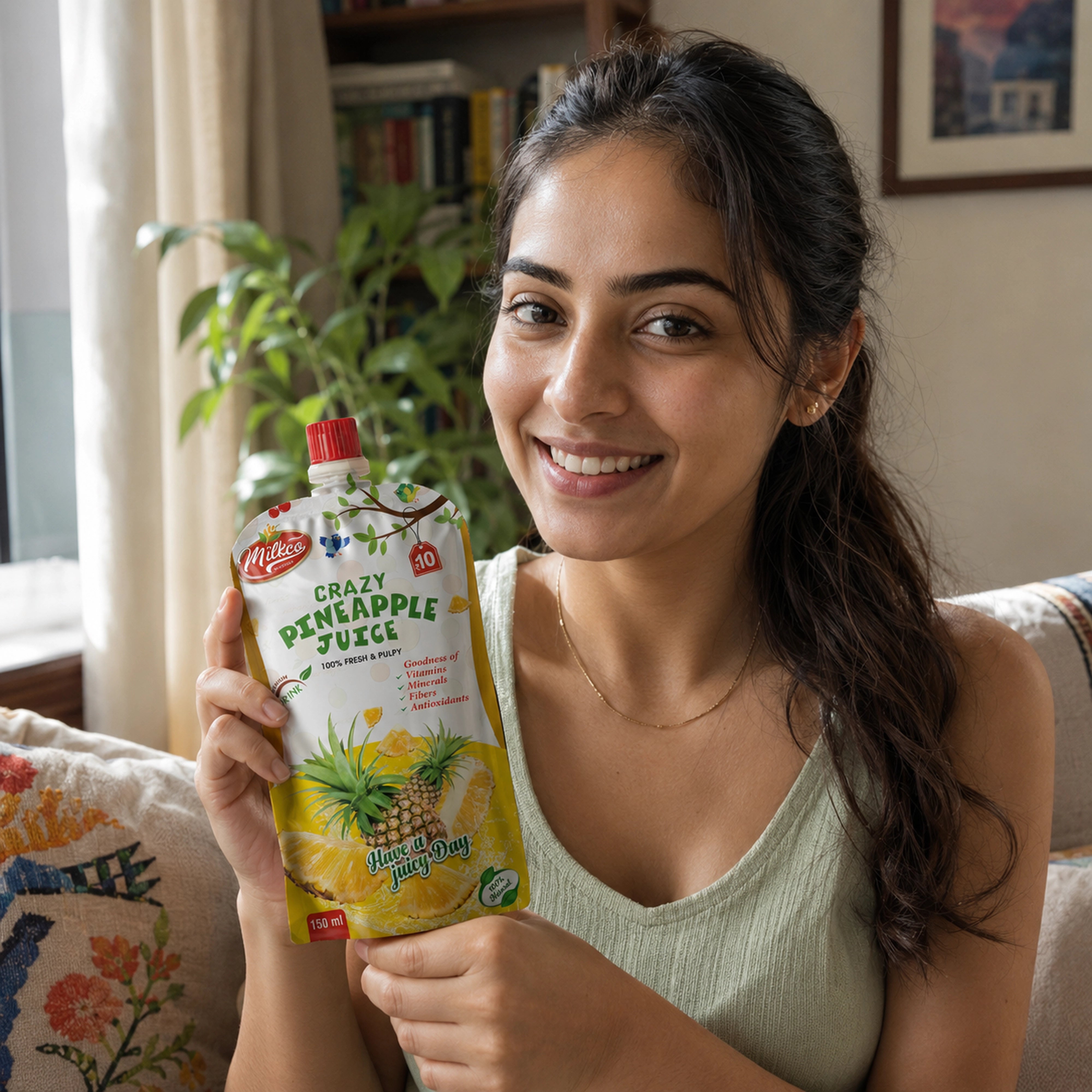Crazy Pineapple Juice Pouch